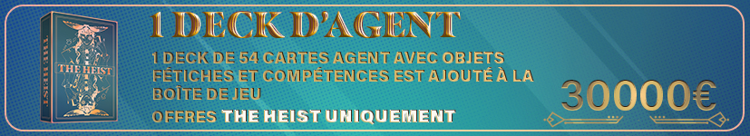 Deck de 54 cartes agent