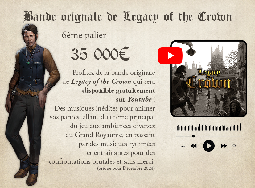 Bande originale de Legacy of the Crown
