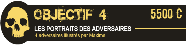 Les portraits des adversaires