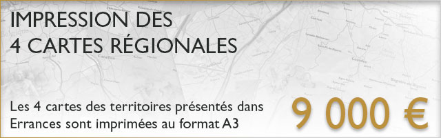 Impression des 4 cartes régionales