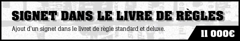 Signet dans le livret de règles