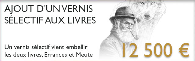 Ajout d'un vernis sélectif aux livres