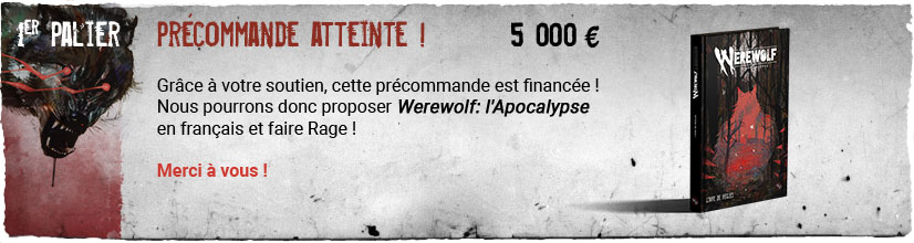 Précommande atteinte!