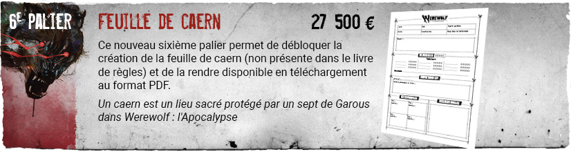 6e palier - Fiche de caern