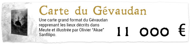 Carte grand format du Gévaudan