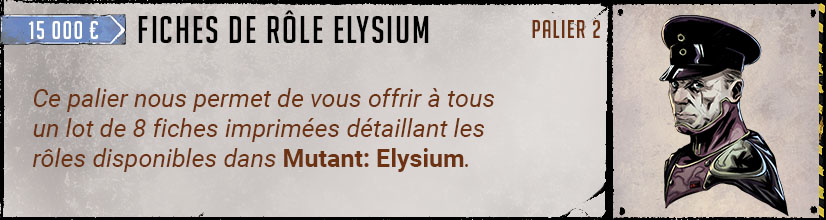 2e palier! Fiches de rôle Elysium