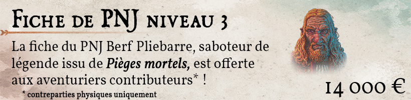 Une fiche PNJ Berf Pliebarre