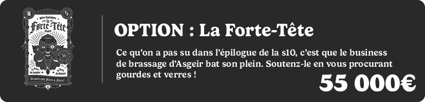 OPTION : La choppe/gourde de la bière d'Asgeir