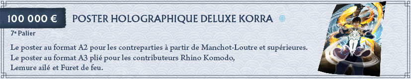 7e palier - Poster holographique Korra