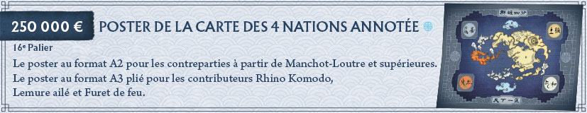 16e palier - Poster de la carte des 4 Nations