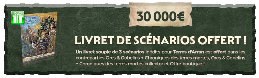 Livret de scénario offert (3 scénarios)