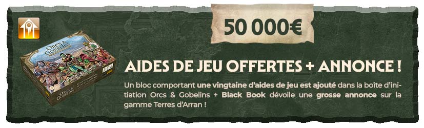 Aides de jeu de la boîte d'initiation offertes 