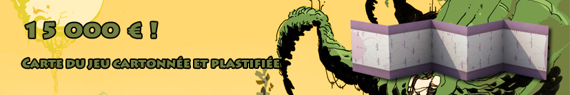 Carte du jeu cartonnée et plastifiée