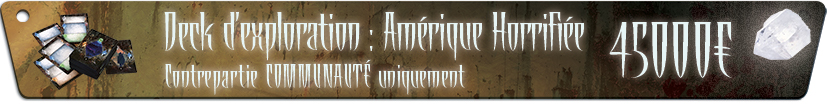 Deck d'exploration : Amérique Horrifiée