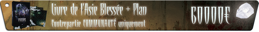 Livre de l'Asie Blessée + Plan