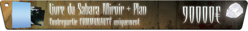 Livre du Sahara Miroir + Plan