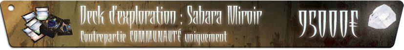 Deck d'exploration : Sahara Miroir