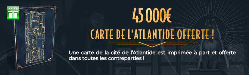Carte de l’atlantide imprimée à part