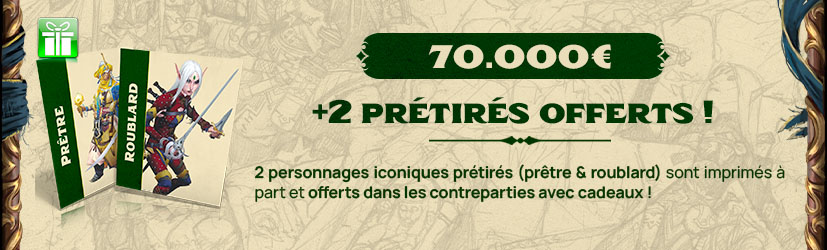 +2 prétirés offerts (4 au total)