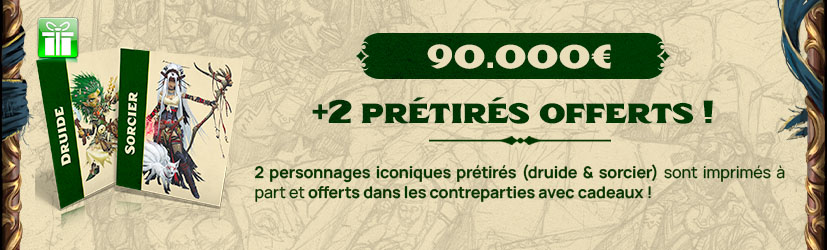 +2 prétirés offerts (6 au total)