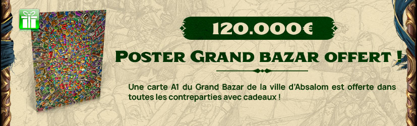 Poster map Grand Bazar A1