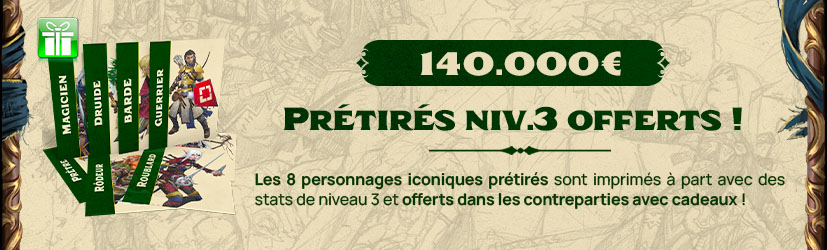 Prétirés Niv.3 offerts