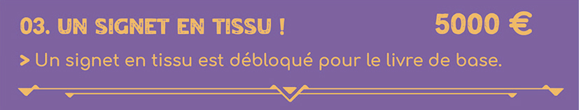 Palier 03 : Signet en tissu