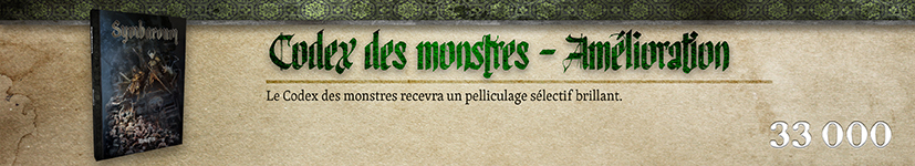 Pelliculage sélectif du Codex des monstres
