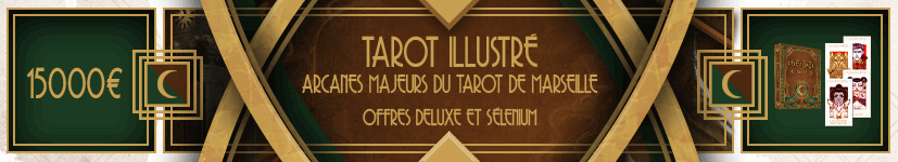 Tarot illustré par Mikaël Morin-Hamelin
