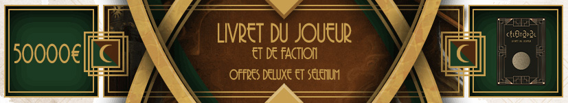 Livrets du joueur et de faction x5