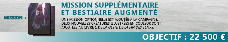 Mission supplémentaire et bestiaire augmenté 1