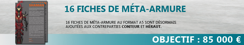 16 fiches de méta-armure