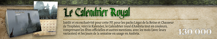 Calendrier Royal