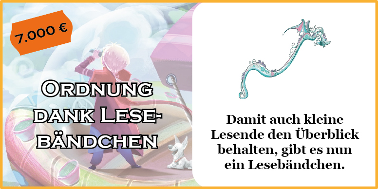 Ordnung dank Lesebändchen