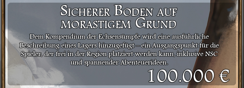 Sicherer Boden auf morastigem Grund