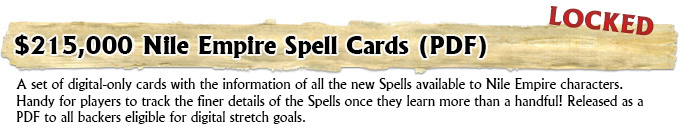 Nile Empire Spell Cards