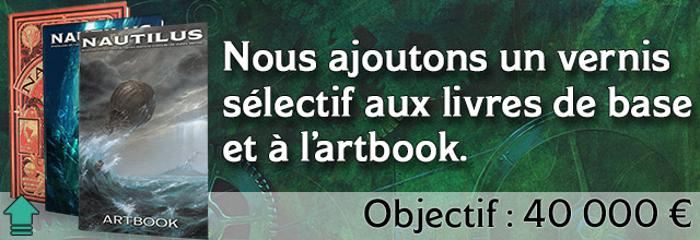 palier 18 : Nous ajoutons un vernis sélectif aux livres de base et à l’artbook.