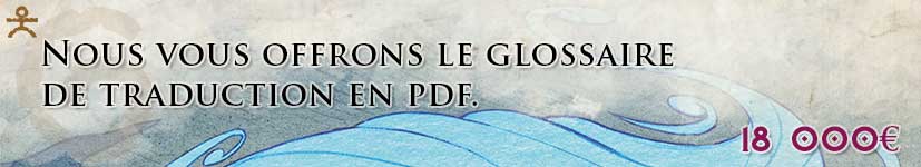 2. On vous offre le glossaire de traduction !