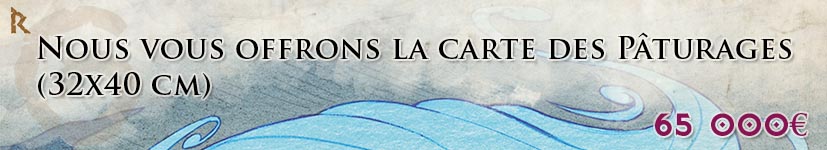 12. Goodies des dieux : Nous vous offrons la carte des Pâturages (32x40 cm)