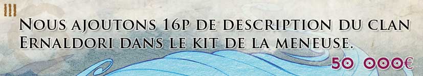 9. Amélioration écran : Développement du clan Ernaldori