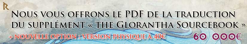 11. Goodies des dieux  : Nous vous offrons les PDF du SourceBook. Option SourceBook 40€