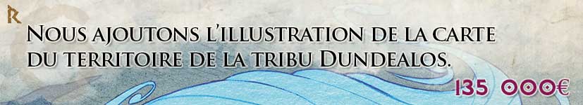 26. Nous ajoutons l'illustration du territoire de la tribu Dundealos et la version papier (32x40 cm)