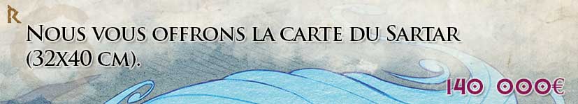 27. Nous vous offrons la carte du Sartar (32x40 cm)