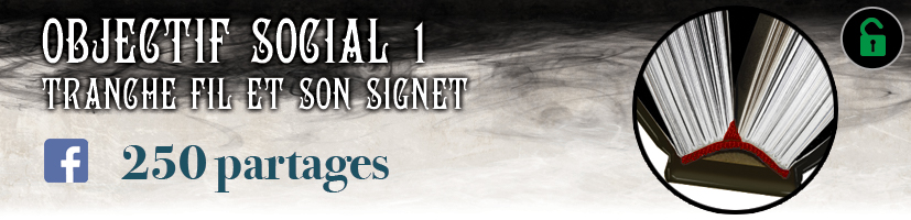 Un tranche-fil et son signet pour l'ouvrage