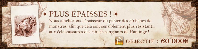 Amélioration : fiches de monstres plus épaisses