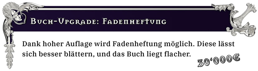 Buch-Upgrade: Fadenheftung