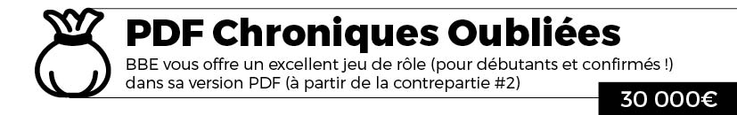 PDF de Chroniques Oubliées offert !
