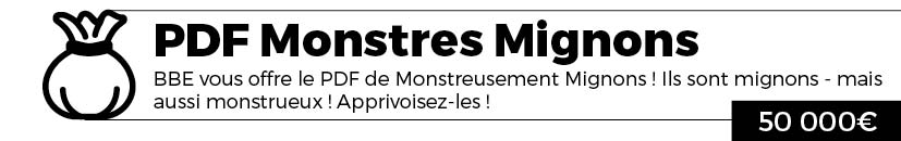 PDF de Monstrueusement Mignons offert !