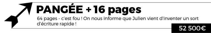 L'univers de Pangée par Julien Dutel passe a 64 pages