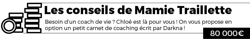 Carnet de coaching de Mamie Traillette
